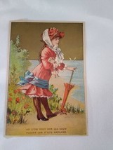 Victorian Trade Card Soapine - £4.65 GBP