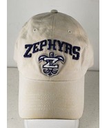 New Orleans Zephyrs Team Name &amp; Fleur-de-lis Logo Beige Hat Cap Adjustab... - £28.30 GBP