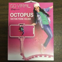 DigiPower Go Viral 20&quot; Octopus Tenticle Suction Cup SmartPhone Holder - Pink - £7.55 GBP