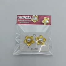 KUNVONIC Earrings Stainless Steel Gold Plated Trendy Earring for Girls and Women - $16.99