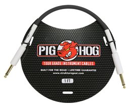 Pig Hog PH6 High Performance 8mm 1/4&quot; Guitar Instrument Cable, 6 Feet - $19.32