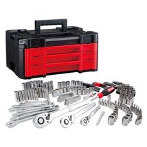 CRAFTSMAN Versastack Mechanics Tool Set 1/4 in 3/8 in &amp; 1/2 in Drive 230... - $219.00