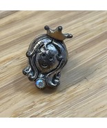 Vintage Silver Tone Princess Lapel Pin Pinback KG - $7.91