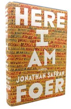 Jonathan Safran Foer HERE I AM A Novel 1st Edition 1st Printing - £43.68 GBP