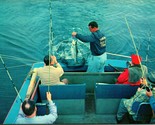 Vtg Chrome Postcard - Salmon Fishing Oregon Coast-  Smith Western Co., I... - $3.91