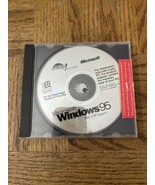 Microsoft Windows 95 PC Software - $117.69