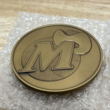 Dallas Mavericks Basketball MAVS Logo Brass Coin Solid Paper Weight NEW - £20.66 GBP