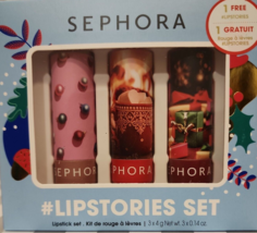 Sephora Collection Holiday 2022 #Lipstories Lipstick Set (3 x 0.14oz) - £11.67 GBP