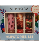 Sephora Collection Holiday 2022 #Lipstories Lipstick Set (3 x 0.14oz) - £11.84 GBP