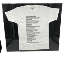 VTG Jenny Holzer Truisms  T-Shirt Contemporary Art Size Large Framed in ... - £1,183.52 GBP