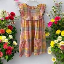 Tucker &amp; Tate  Girls Dress Size 8 sleeveless gingham blue pink yellow re... - $17.77