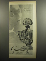 1952 Guerlain Shalimar Perfume Ad - Love song in fragrance - £14.76 GBP