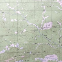 Map Tunk Mountain Maine 1982 Topographic Geo Survey 1:24000 27 x 22&quot; TOPO5 - £35.96 GBP