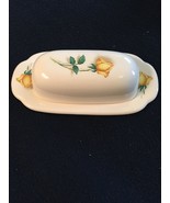 VINTAGE FLOWERED CHINA BUTTER DISH - €9,35 EUR