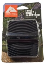Ozark Trail 2 Stage Knife Sharpener Camping Kitchen Outdoor Indoor Fishing  - £6.21 GBP