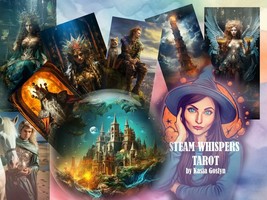 STEAM WHISPERS TAROT - UNIQUE TAROT CARDS BY KASIA GOSLYN - £66.16 GBP