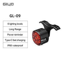 GIYO Night Cycling Safety Bicycle Rear Light Bike USB Charge Taillight MTB Water - £86.64 GBP
