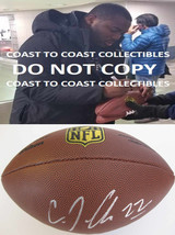 CJ ANDERSON LA RAMS, DENVER BRONCOS,CAL,SIGNED,AUTOGRAPHED,DUKE FOOTBALL... - £85.39 GBP