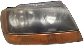 Passenger Headlight Smoke Tint Dark Background Fits 99-02 GRAND CHEROKEE 422414 - £52.35 GBP