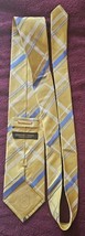 Donald J Trump Tie Silk Signature Gold Bar Collection Yellow Striped  - $19.79