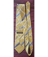 Donald J Trump Tie Silk Signature Gold Bar Collection Yellow Striped  - €16,96 EUR