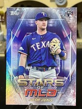 2023 Topps Stars Of MLB #SMLB56 Josh Jung RC Rookie Card Texas Rangers ⚾ - £0.70 GBP