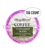 Harry & David Coffee, Northwest Blend, 100 Single Serve Cups - $49.50