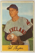 Vintage Baseball Card 1954 Bowman #4 Bob Hooper Pitcher Cleveland Indians - £7.71 GBP