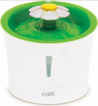 Catit Flower Fountain with Triple Action Filter, Cat Drinking Water Foun... - £16.99 GBP