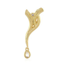 Jewelry of Venus fire  Pendant of Goddess Ostara AAA Rainbow Moonstone Silver Pe - £556.24 GBP