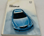 2005 Mazda 6 Owners Manual Handbook OEM C02B34056 - $26.99