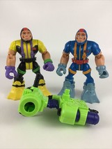 Rescue Heroes Gil Gripper Action Figure Scuba 2pc Lot Vintage 1998 Fisher Price  - £17.16 GBP
