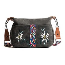 Embroidery Scurb leather Handbags High Quality Female Hobos Single Shoulder Bags - £36.64 GBP
