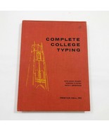 Vintage Complete College Typing Stuart Payne Anderson HB 1959 - $32.87 CAD
