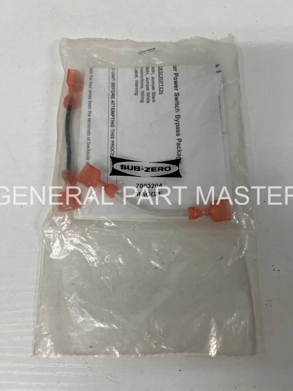 GENUINE OEM Subzero W/H,JUMPER SVCE 7003204 - $59.40