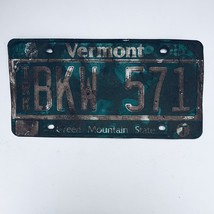  United States Vermont Green Mountain Truck License Plate TRK BKW 571 - $336.54 MXN