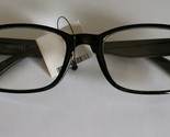 Plastic Framed Reading Eye Glasses ~ Black  Frame ~ +3.50 Strength ~ K15 - $14.96