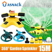 360 Degree Automatic Rotating Garden Lawn Sprinkler Yard Garden Large Ar... - £3.18 GBP+