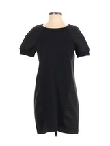 Fabletics Sweatshirt Dress Womens Size S Ribbed Panels Short Sleeve Blac... - $9.73