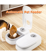Automatic Pet Feeder Smart Food Dispenser For Cats Dogs Timer Stainless Steel Bo - $41.00