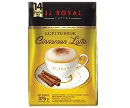 JJ Royal Coffee Kopi Tubruk - Cinnamon Latte (Pre-mix) (14s x 27g) 378g ... - £51.63 GBP