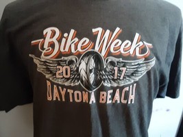 Daytona Beach Bike Week 2017 T Shirt Size L Tag Missing - $9.89