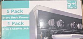 5 Pack Clear Stove Knob Safety Covers - Child Proof Lock for Kids Toddle... - $9.78