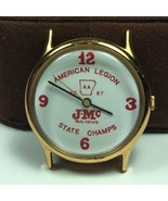 Vintage Timex Quartz Watch American Legion State Champs 1987 Gold Tone - €27,50 EUR