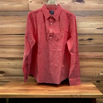 abercrombie &amp; fitch casual Linen  shirt size Large - $45.20