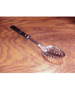 Vintage EKCO Forge Large Slotted Spoon, Stainless Steel, made in the USA - £11.63 GBP