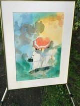 Frances Coleman Original Watercolor Modern Abstract Impressionist British Artist - £607.45 GBP