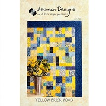 Yellow Brick Road Quilt PATTERN by Atkinson Designs ATK126 Fat Quarter Friendly - $8.99