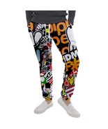 JDM racing trippy hippie psychedelic design sport jogger pants sweatpants - £27.45 GBP+