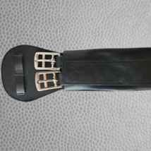 Black Dressage Girth Leather Size 30 image 4